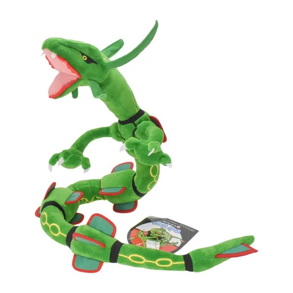 Pokemon Shiny Rayquaza Plush Soft Toy Teddy 